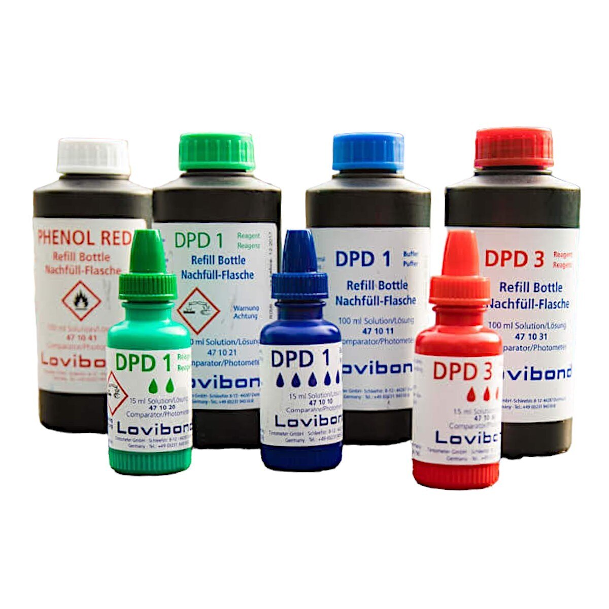 56R023490 | Lovibond® Iron Fe2+ & Fe3+ Reagent Set (Acetate